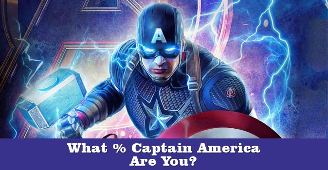 Welcome to What % Captain America Are You quiz