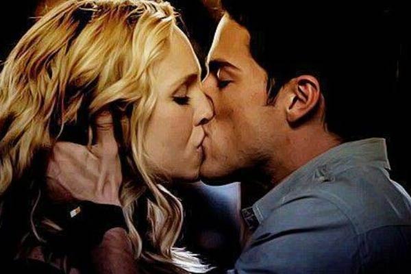 Caroline and Tyler in The Vampire Diaries