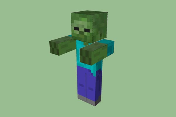 Zombie em Minecraft