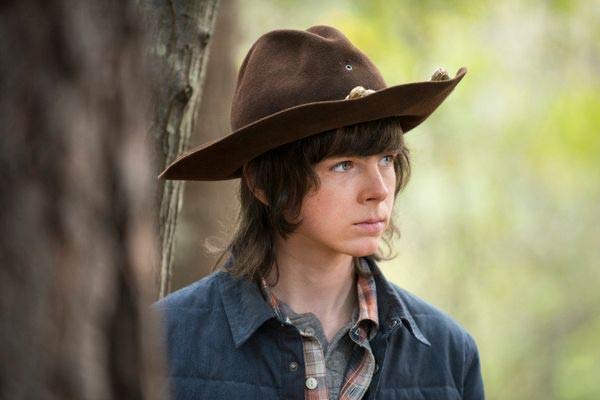 Carl Grimes em The Walking Dead