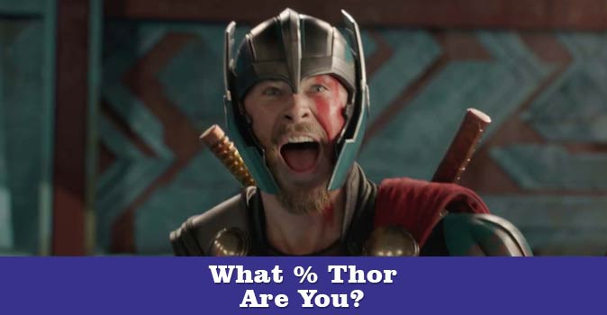 Bem-vindo ao questionário: Qual % de Thor você é?