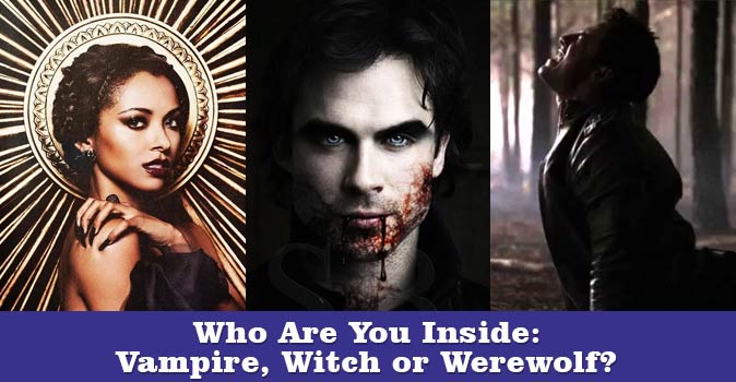 Welcome to Quiz: Who Are You Inside: Vampire, Witch or Werewolf?