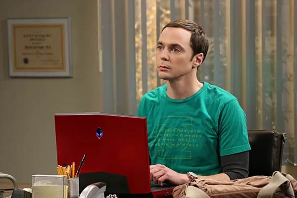 50% Sheldon Cooper dans The Big Bang Theory