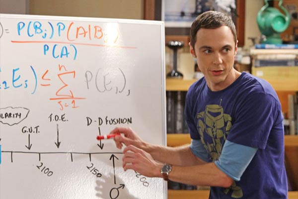 75% Sheldon Cooper dans The Big Bang Theory
