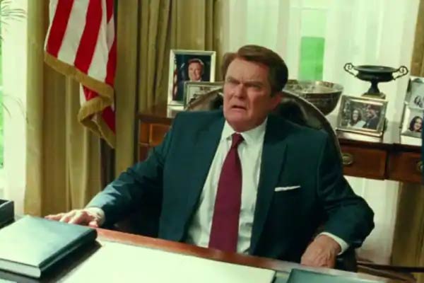 The President en Wonder Woman 1984