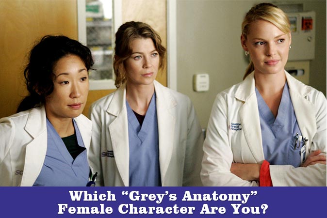 Bem-vindo ao questionário: Qual personagem feminina de Greys Anatomy você é?