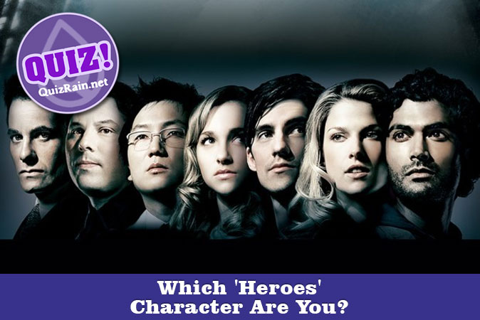 Welcome to Quiz: Which 'Heroes' Character Are You