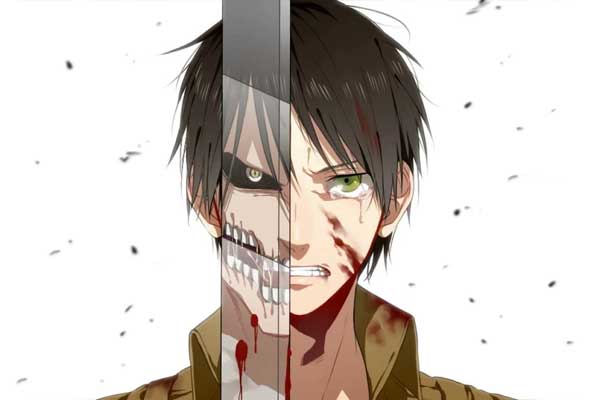 Eren Jaeger em Attack on Titan