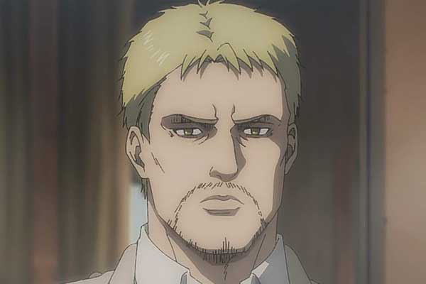 Reiner Braun em Attack on Titan