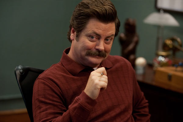 Ron Swanson aus Parks and Recreation