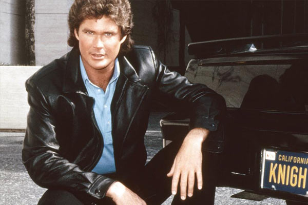 Michael Knight em 1982 Knight Rider