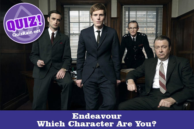 Bem-vindo ao questionário: Qual personagem de Endeavour você é?