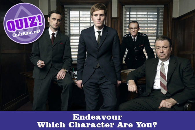 Bienvenue au quizz: Quel personnage de Endeavour es-tu ?