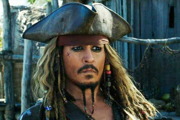 Captain Jack Sparrow en Pirates of the Caribbean