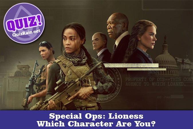 Bienvenue au quizz: Quel personnage de Special Ops: Lioness es-tu ?