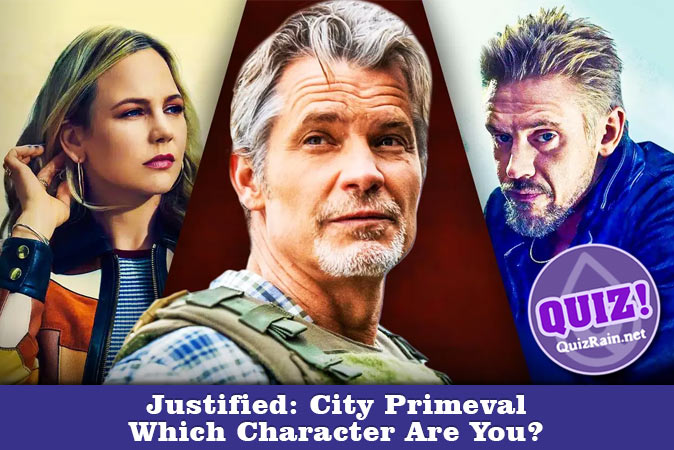 Welcome to Quiz: Which 'Justified City Primeval' Character Are You