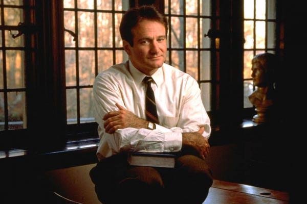 John Keating in Dead Poets Society