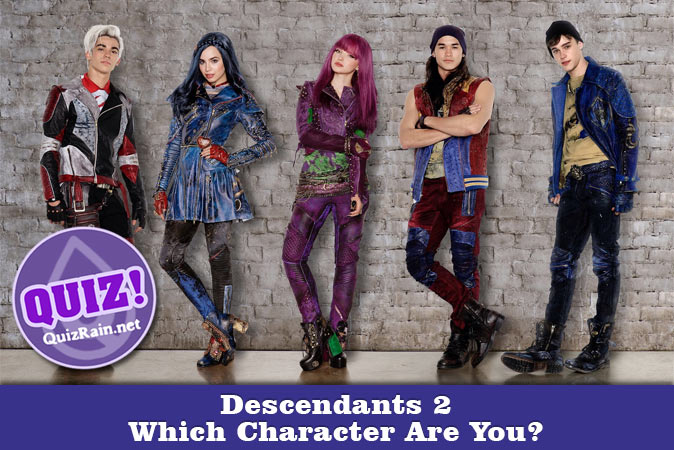 Bem-vindo ao questionário: Qual personagem de Descendentes 2 você é?