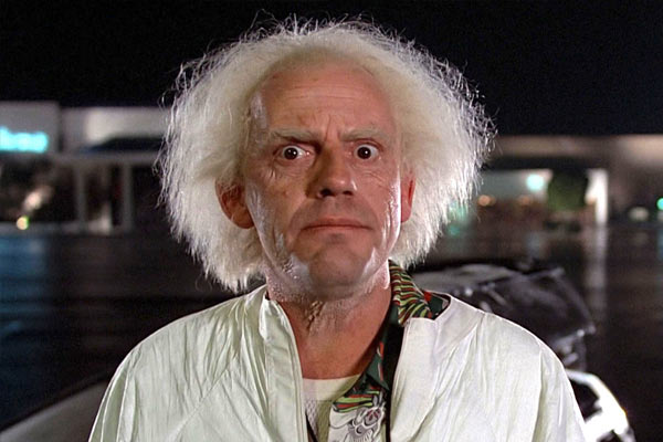 Doc Brown em Back to the Future