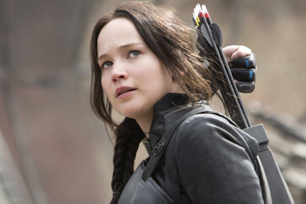 Katniss Everdeen in The Hunger Games