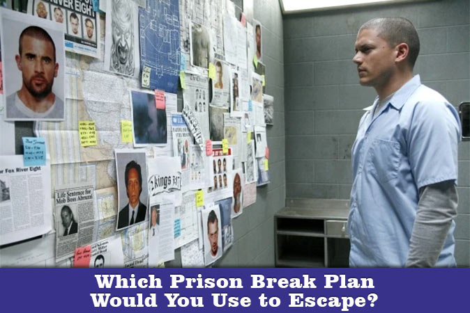 Welcome to Quiz: Which Prison Break Plan Would You Use to Escape