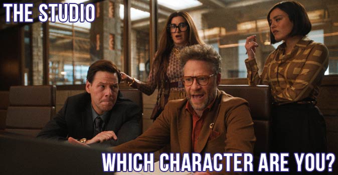 Bem-vindo ao questionário: Qual Personagem de The Studio Você É?