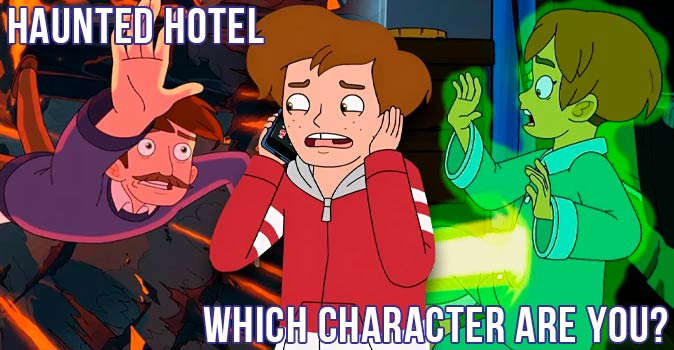 Bem-vindo ao questionário: Qual Personagem de Hotel Assombrado Você É?