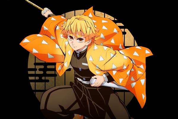 Zenitsu Agatsuma in Demon Slayer: Infinity Castle