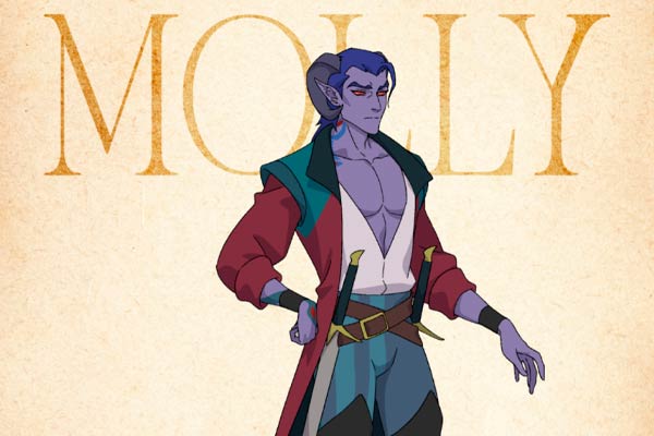 Mollymauk “Molly” Tealeaf en The Mighty Nein