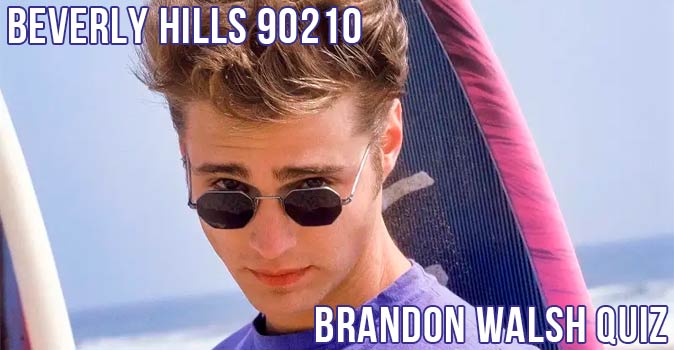Welcome to Quiz: Beverly Hills 90210 Brandon Walsh Quiz