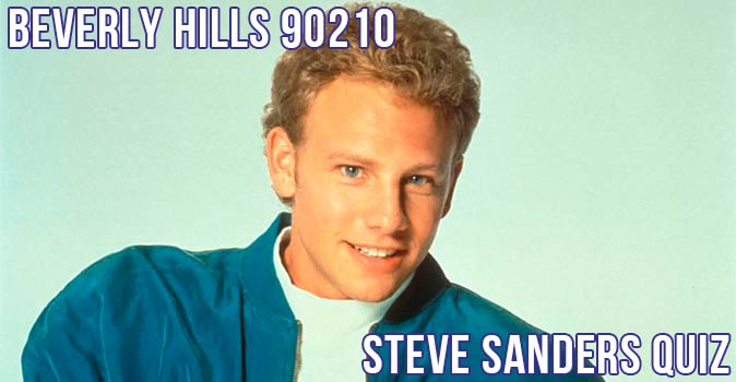 Welcome to Quiz: Beverly Hills 90210 Steve Sanders Quiz