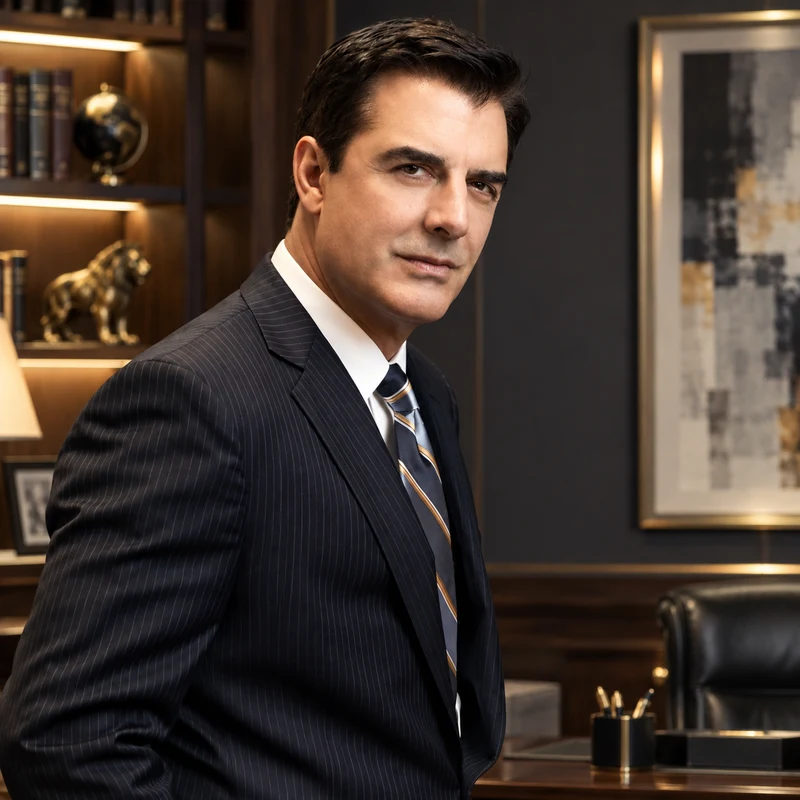 Chris Noth como Peter Florrick en The Good Wife