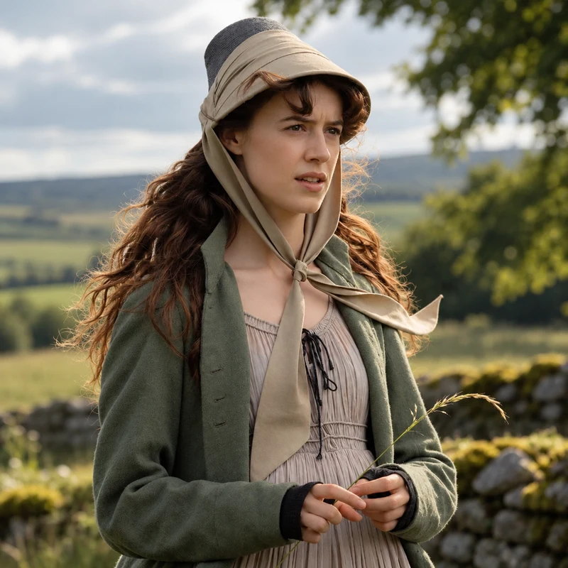 Daisy Edgar-Jones como Elinor Dashwood em Razão e Sensibilidade