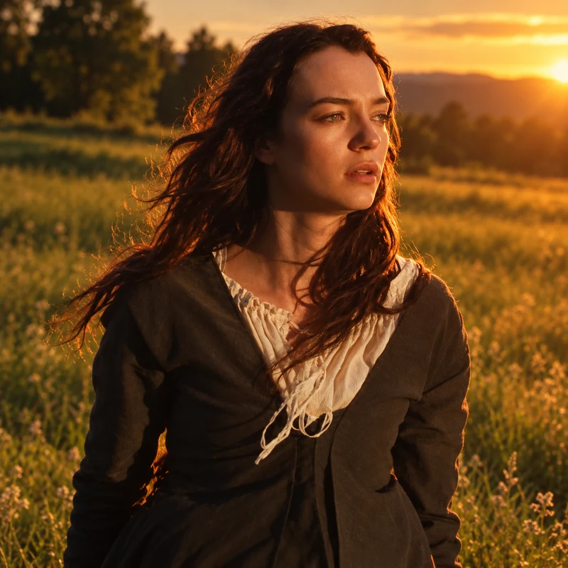 Esmé Creed-Miles como Marianne Dashwood em Razão e Sensibilidade