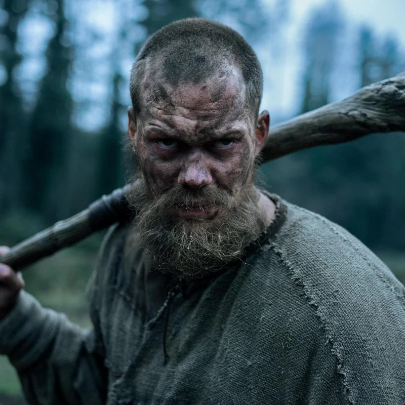 Bill Skarsgård como Edward em The Death of Robin Hood