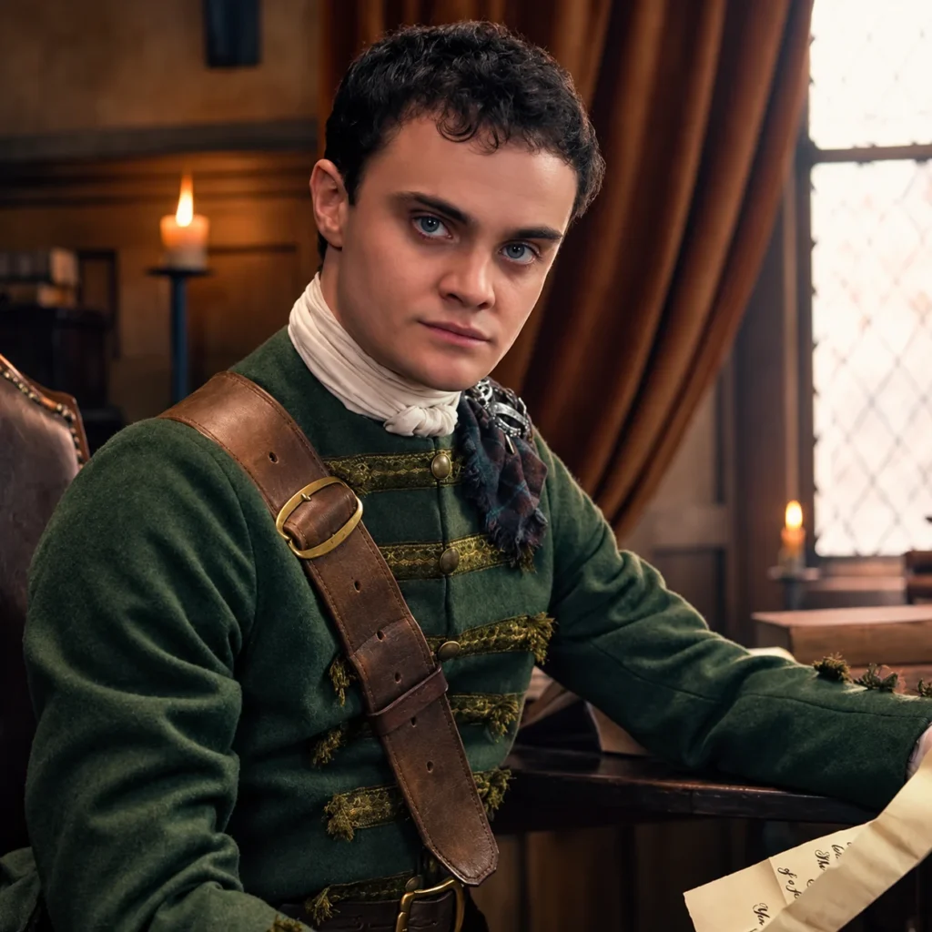 Seamus McLean Ross dans le rôle de Colum MacKenzie dans Outlander: Blood of My Blood
