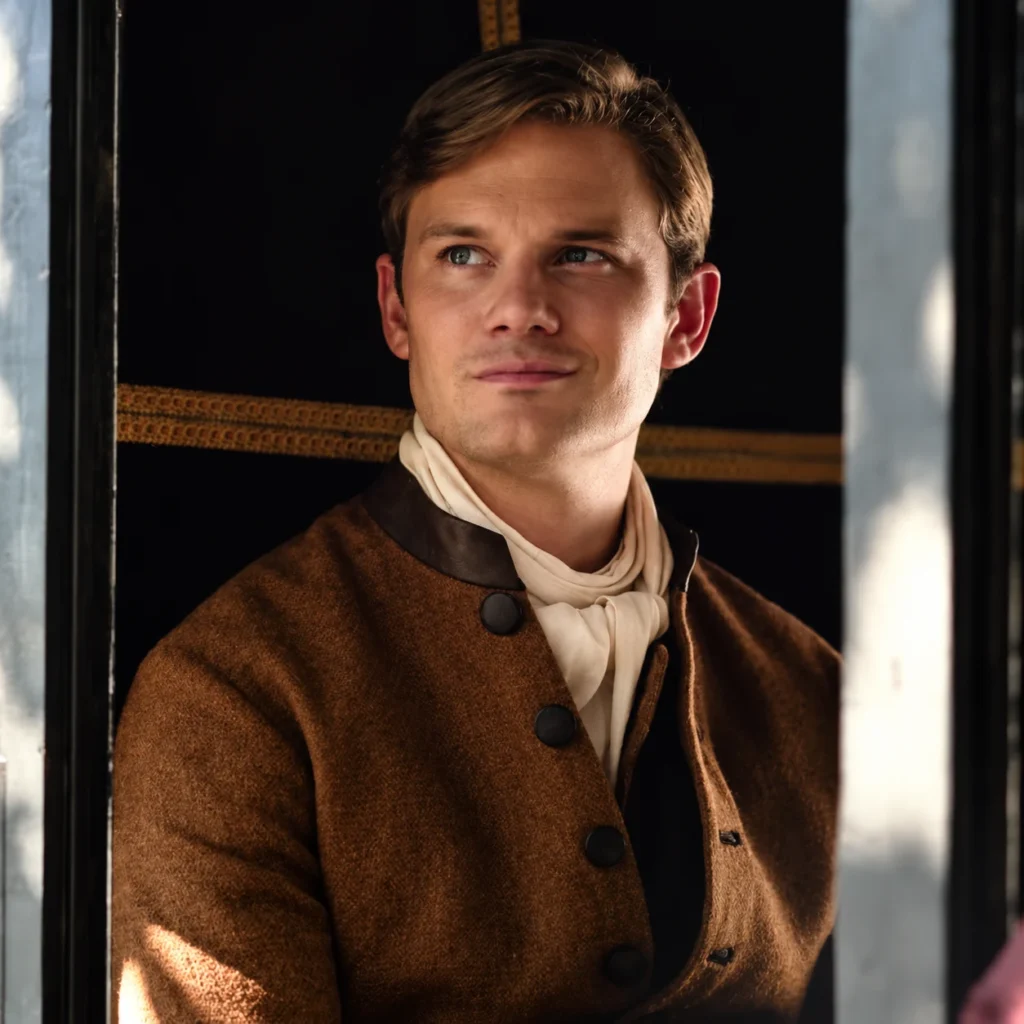Jeremy Irvine dans le rôle de Henry Beauchamp dans Outlander: Blood of My Blood