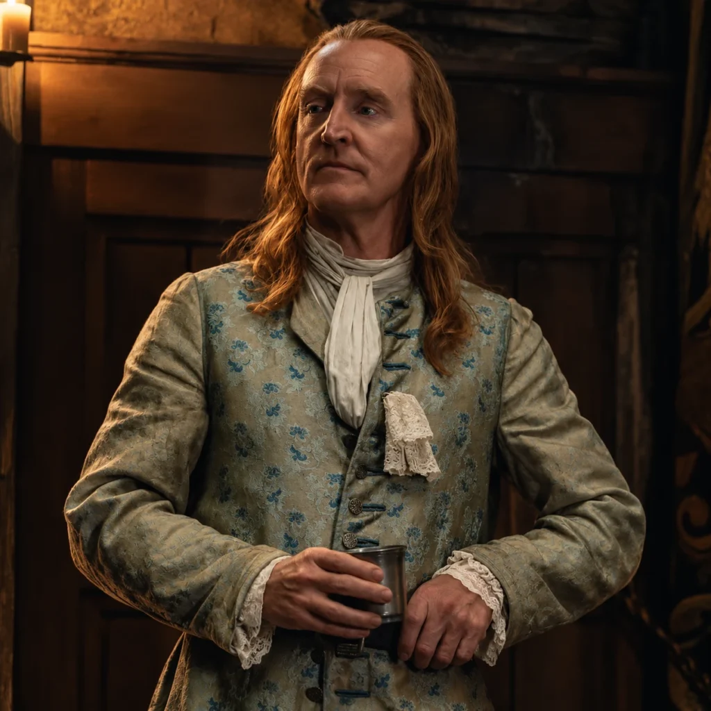 Tony Curran dans le rôle de Lord Lovat dans Outlander: Blood of My Blood