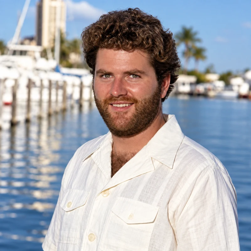 Michael Talbott as Detective Stan Switek in Miami Vice