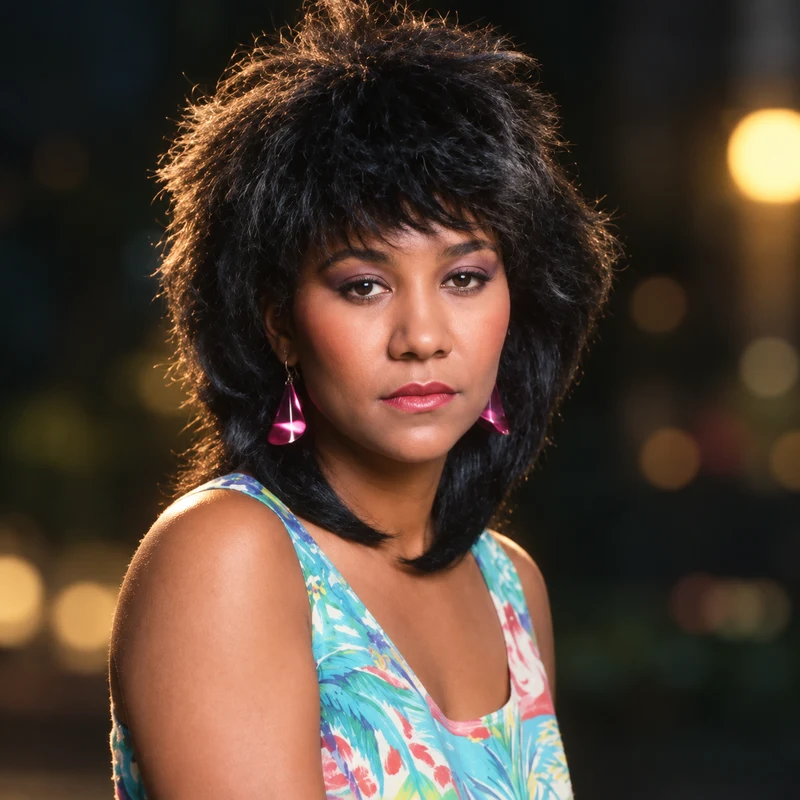 Olivia Brown as Detective Trudy Joplin in Miami Vice