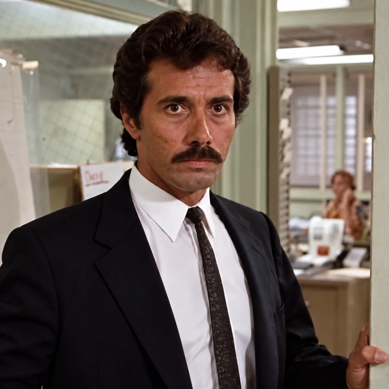 Edward James Olmos as Lieutenant Martin Castillo in Miami Vice