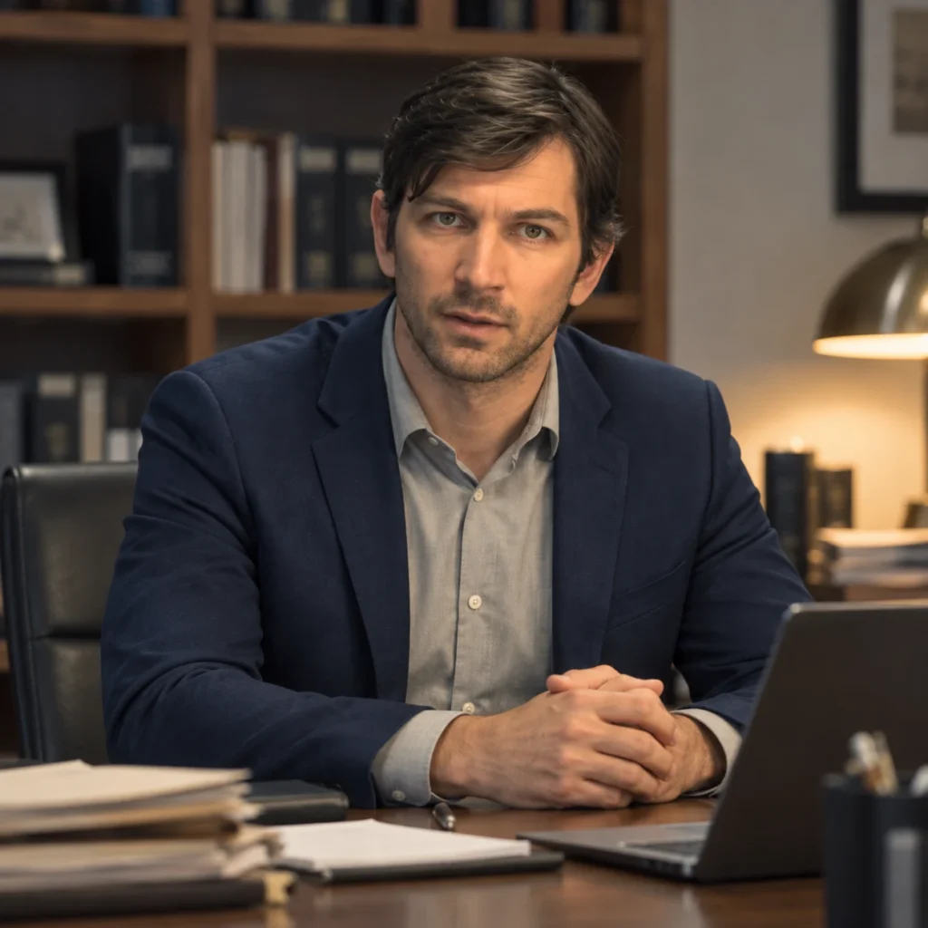 Michiel Huisman as Steven Crain in The Haunting of Hill House