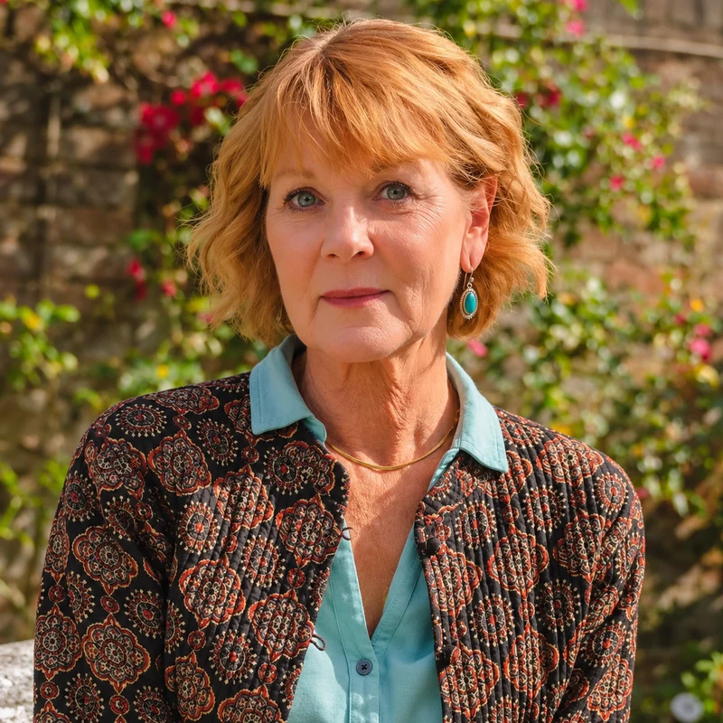 Samantha Bond como Judith Potts en El club del crimen de Marlow