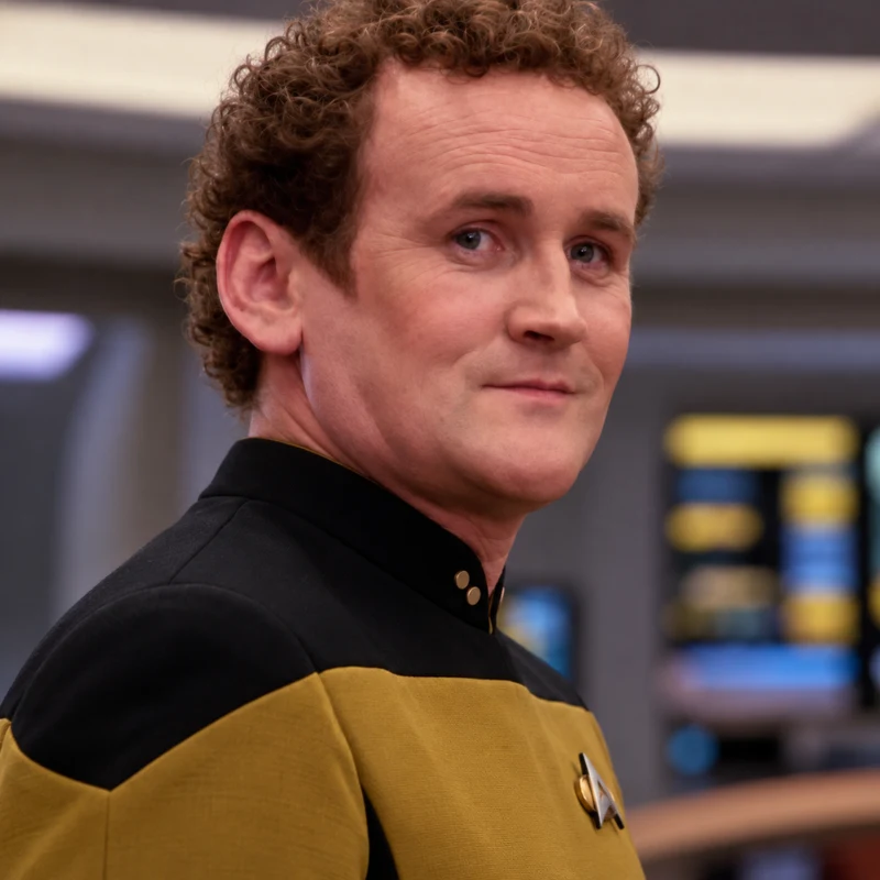 Colm Meaney as Chief Miles O'Brien in Star Trek: Deep Space Nine