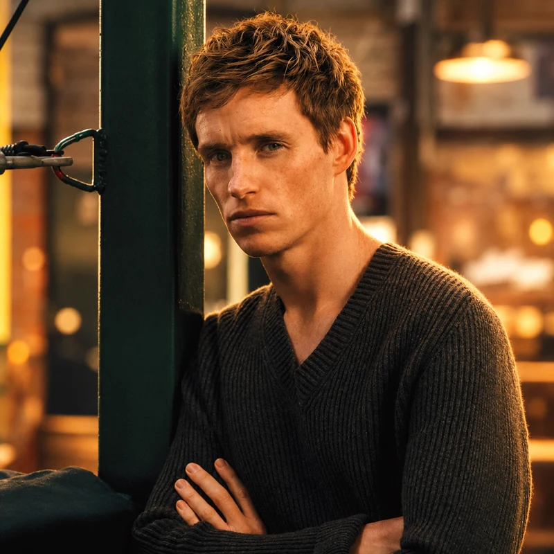 Eddie Redmayne as The Jackal in The Day of the Jackal