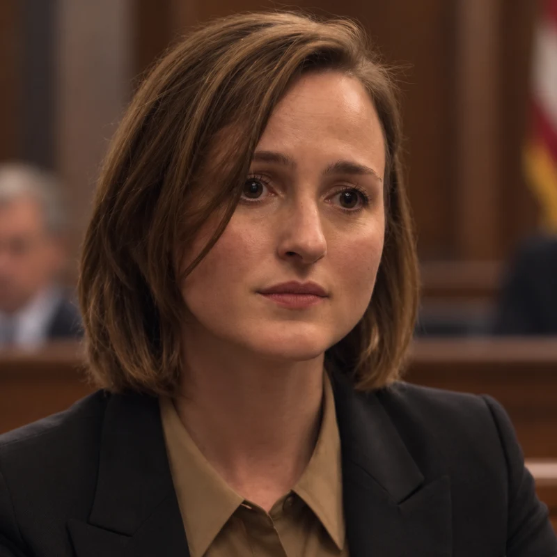 Renate Reinsve como Carolyn Polhemus en Presunto inocente