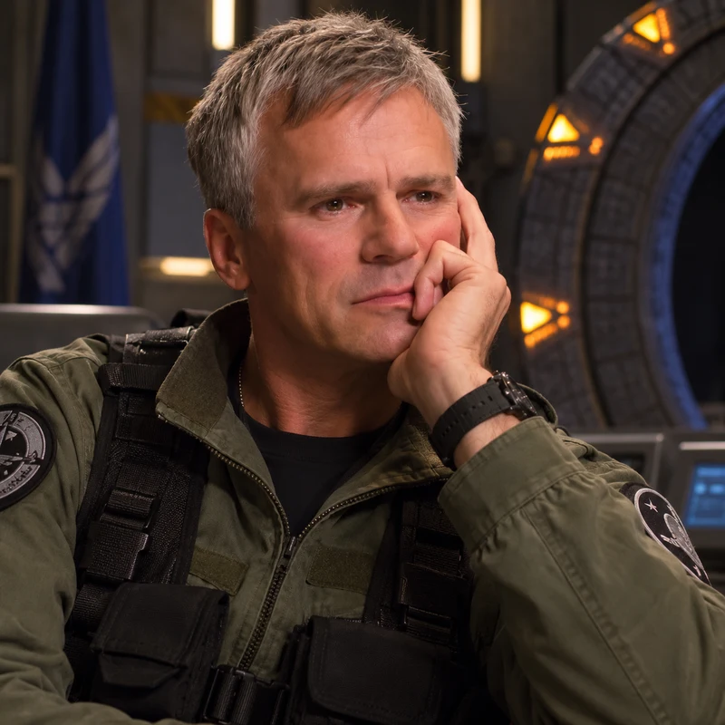 Richard Dean Anderson como Colonel Jack O'Neill em Stargate SG-1