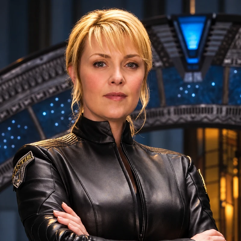 Amanda Tapping como Major Samantha Carter em Stargate SG-1
