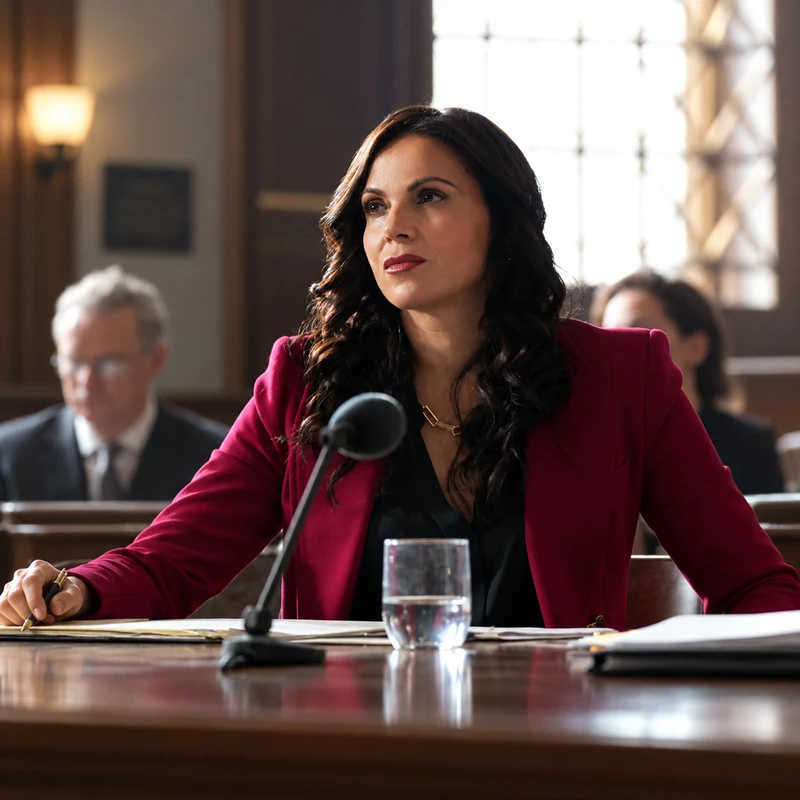 Lana Parrilla as Jocelyn 'Bruiser' Stone in The Rainmaker