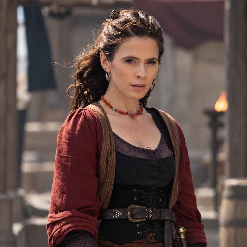 Hayley Atwell as Bess Hawkins in Treasure Island